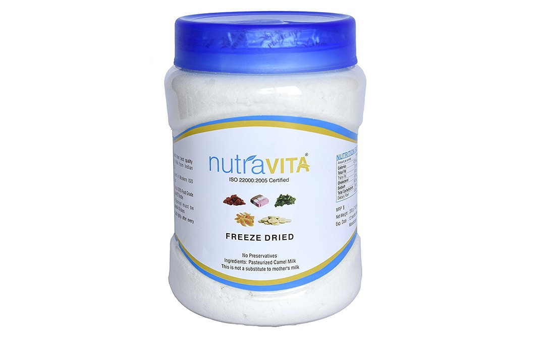 Nutravita Freeze Dried Camel Milk Powder   Jar  240 grams